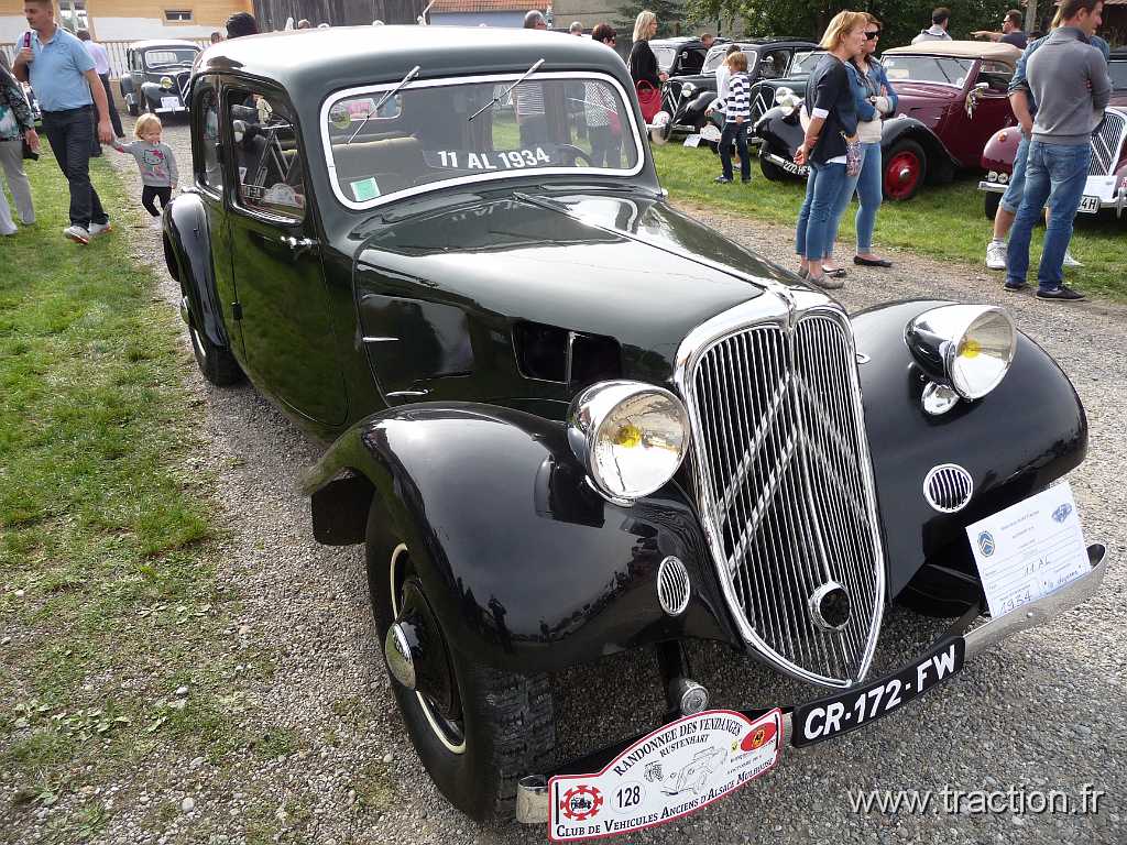 2014_Rustenhart (91).JPG - 34ème Randonnée Internationale des Vendanges organisée par le CVAAM, Citroen Traction 11 AL "la doyenne de la manifestation" - 1934